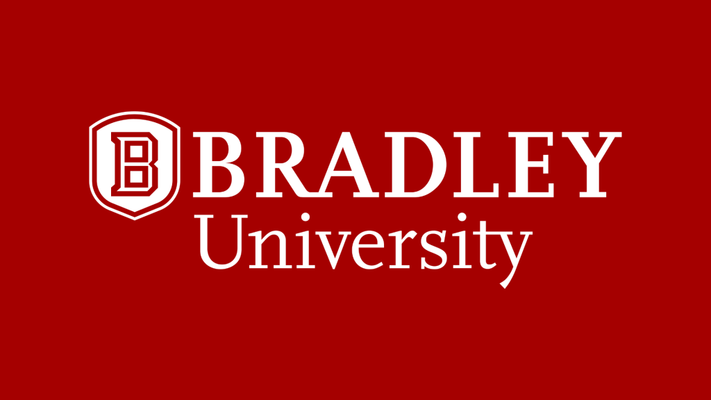  Bradley University Official One Color Braves Logo